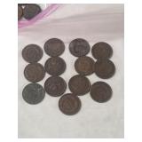 119 Indian-head Pennies