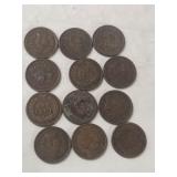 100 Indian-head Pennies