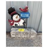 SNOWMAN GARDEN DECOR