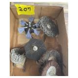 MOUNTED WIRE SHEELS AND ABRASIVE BRUSH ATTCHMENTS