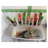 10 SPRING CLAMPS VARIOUS SIZES