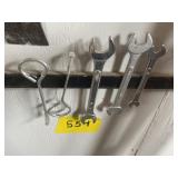 3 OPEN END METRIC WRENCHES, 6, 10, 12, 14, 17