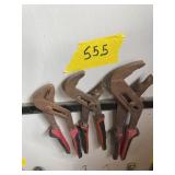 3 WATER PUMP PLIERS