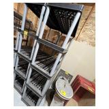 PLASTIC STORAGE RACK (5 SHELVES)