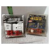2-2 PC 1/2 HEAVY DUTY PIPE CLAMP SET