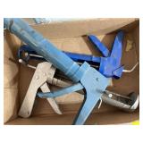 5 TUBES OF ALL PURPOSE CAULKING & 2 TUBE HOLDERS