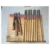 12 TURNING KNIVES