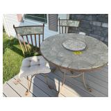 3 PCS METAL PATIO SET