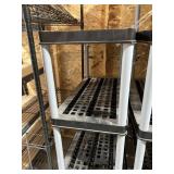 PLASTIC STORAGE RACK (4 SHELVES)