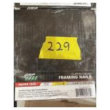 GRIP FAST CLIPPED HEAD FRAMING NAILS  3' X 120'