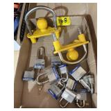 2-ANTI-THEFT BALL COUPLER, AND MISC PADLOCKS