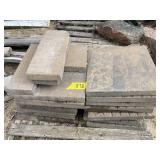 16' X 16' PAVERS  14 FULL 2 BROKEN