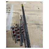 SEVERAL LONG 24' DRILL BITS