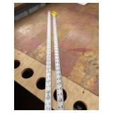 2 ALUMINUM 36' MEASURE STICKS