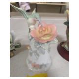 PORCELAIN 6" HUMMINGBIRD BELL