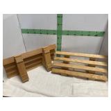 2 MINIATURE LEXOUR RISPLAY RACKS 15X6X4