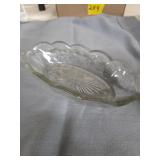6 CUT GLASS CONDIMENT GLASS