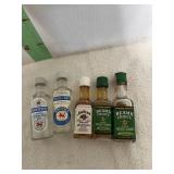 5 MINIATURES PARTIALS SEALED