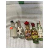 5 MINIATURES PARTIALS SEALED