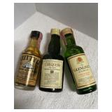 CUTTY 12, CHEQUERS, GLEN LIVET FULL SEALED
