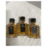 3 CANADIAN CLUB MINIATURES FULL AND SEALED