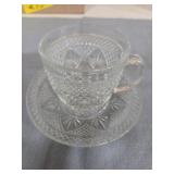 4 PC. CLEAR DISH SET