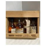 4 BOURBON MINIATURES FULL, SEALED