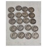 20 Mercury Dimes