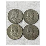 4 Franklin Halves