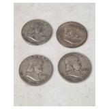 4 Franklin Halves