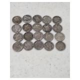 20 Mercury Dimes