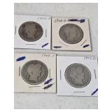 4 Barber Halves
