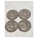 4 Franklin Halves
