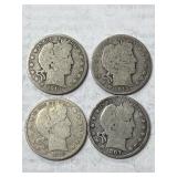 4 Barber Halves