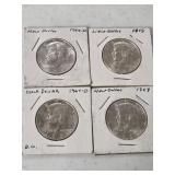 4 1964 Kennedy Halves