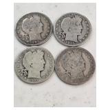 4 Barber Halves