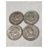 4 Franklin Halves