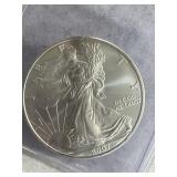 1 2007 American Silver Eagle UNC