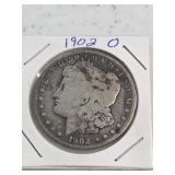 1 1902-O Morgan Silver Dollar VG