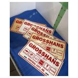 Six Dealer Advertising Plates -see picture