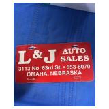 One Dealer Advertising Plates -see picture