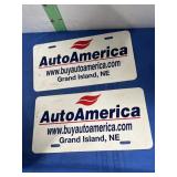 Two Dealer Advertising Plates -see picture
