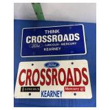 Two Dealer Advertising Plates -see picture