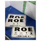 Six Dealer Advertising Plates -see picture
