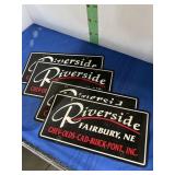 Four Dealer Advertising Plates - see picture