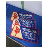 Three Dealer Advertising Plates -see picture