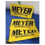 Three Dealer Advertising Plates -see picture