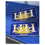 Two Dealer Advertising Plates -see picture