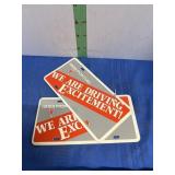 2-PONTIAC PLATES