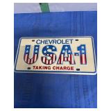 CHEVORLET USA-1 METAL PLATE